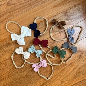 Kids Bow Hair Ties - Assorted Colors